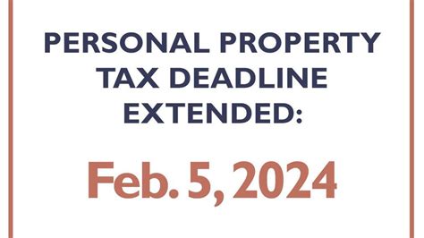 City of Richmond extends personal property tax deadline to August.